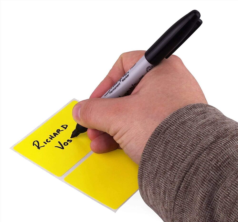 5991 2 x 3 inch Permanent Rectangular Color Code Inventory Labels, 50 - Picture 6 of 6